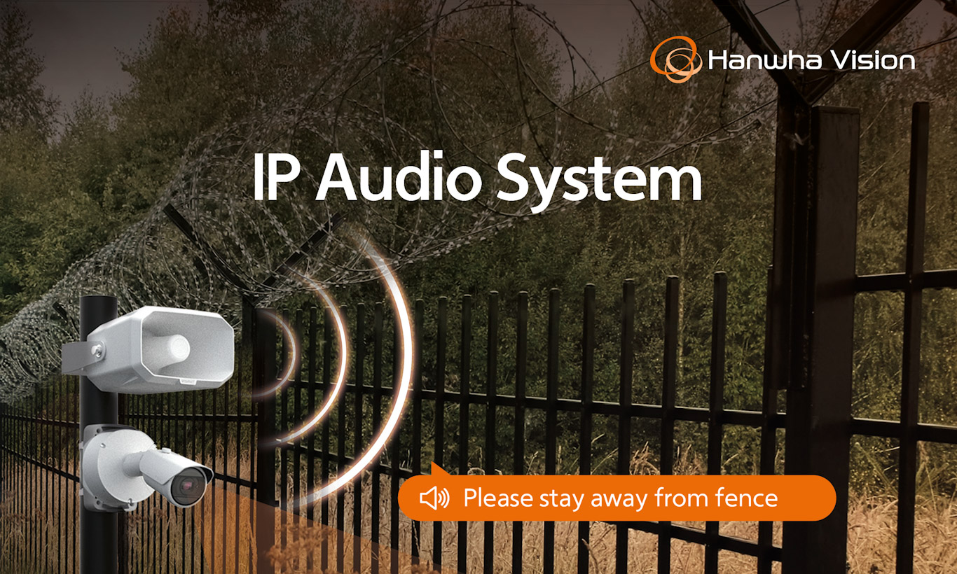 Hanwha Vision launches IP Audio system to seamlessly  broadcast audio 
